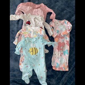Preemie pajamas bundle